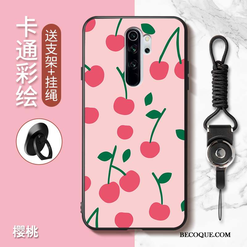 Redmi Note 8 Pro Charmant Coque De Téléphone Rouge Dessin Animé Incassable