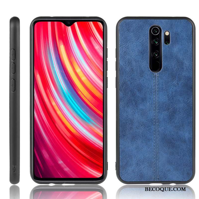 Redmi Note 8 Pro Coque De Téléphone Rouge Protection Noir Difficile Étui