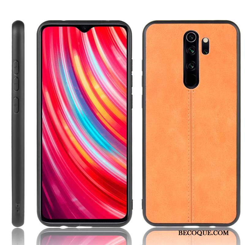 Redmi Note 8 Pro Coque De Téléphone Rouge Protection Noir Difficile Étui