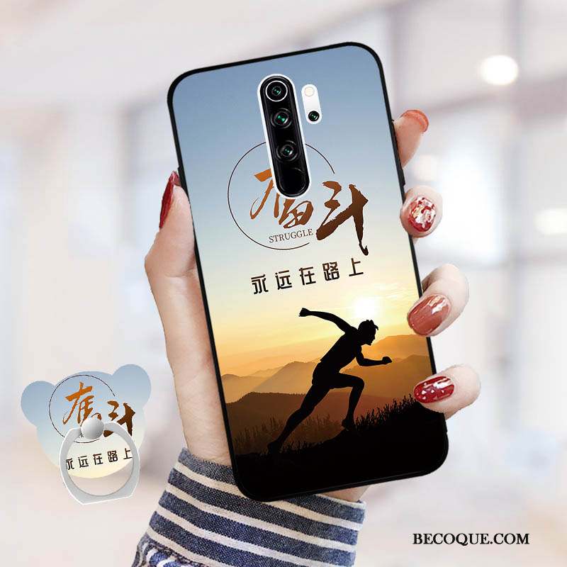 Redmi Note 8 Pro Coque Petit Incassable Créatif Protection Rouge Tout Compris