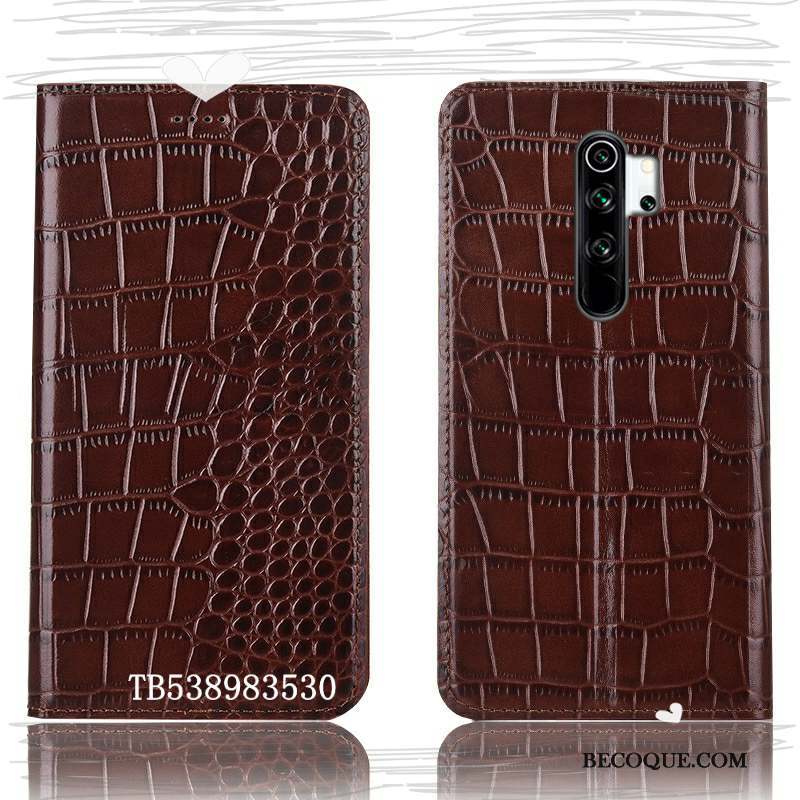 Redmi Note 8 Pro Crocodile Modèle Fleurie Étui Rouge Coque De Téléphone Bleu