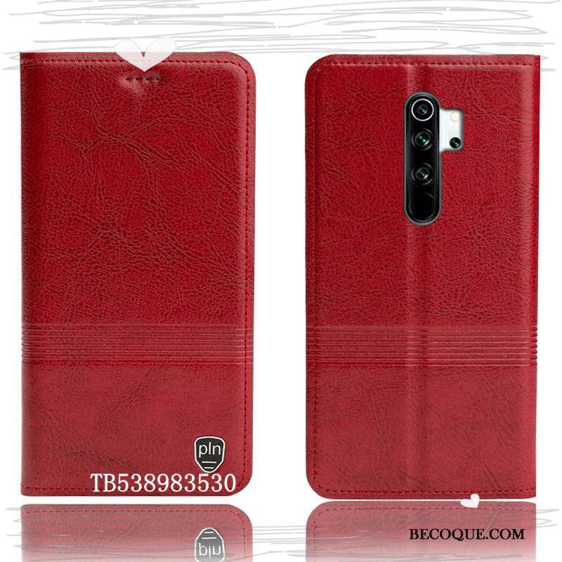 Redmi Note 8 Pro Étui En Cuir Protection Incassable Coque De Téléphone Modèle Fleurie Petit