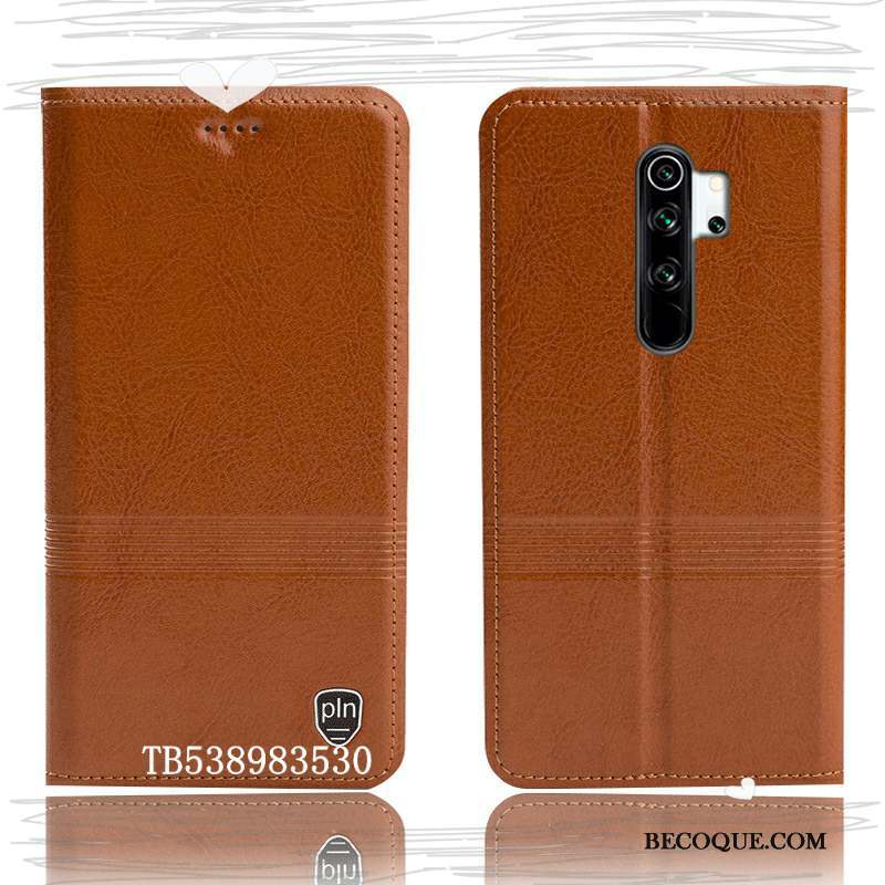 Redmi Note 8 Pro Étui En Cuir Protection Incassable Coque De Téléphone Modèle Fleurie Petit