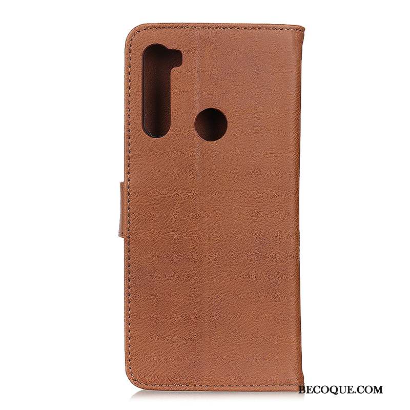 Redmi Note 8t Coque Tout Compris Portefeuille Tendance Housse Protection Rouge