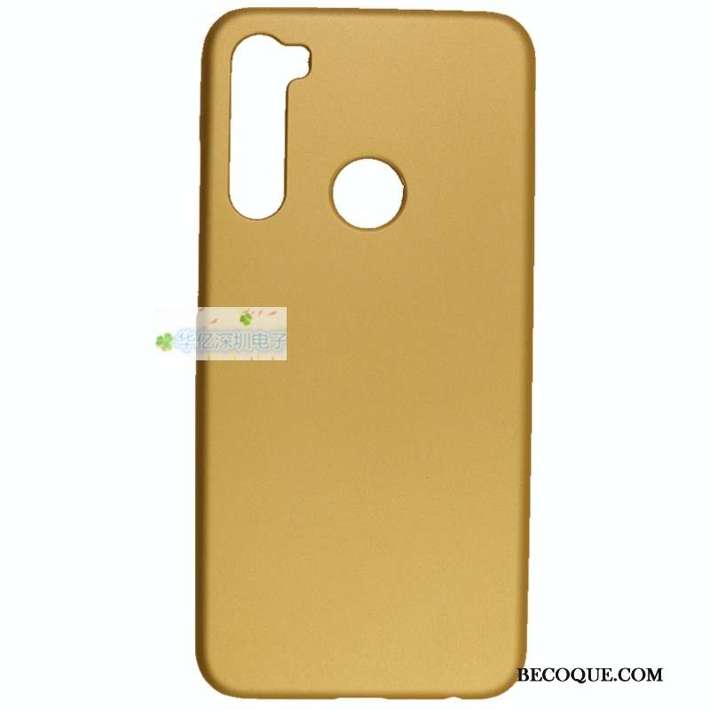 Redmi Note 8t Rouge Coque Délavé En Daim Petit Difficile Protection