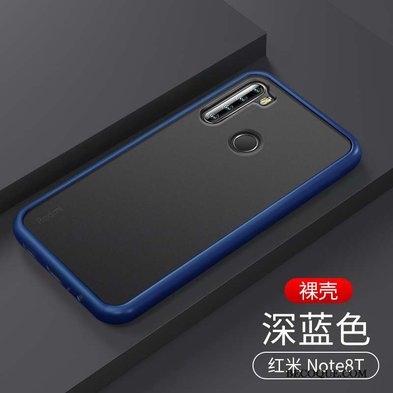 Redmi Note 8t Silicone Rouge Délavé En Daim Luxe Incassable Coque