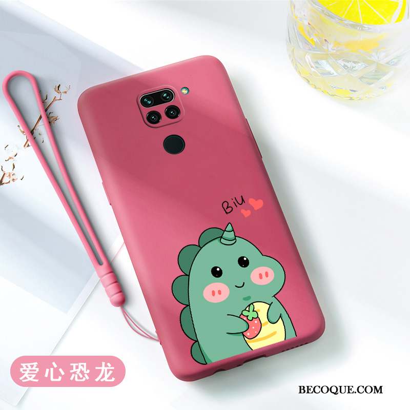 Redmi Note 9 Coque De Téléphone Silicone Étui Tout Compris Fluide Doux Bleu