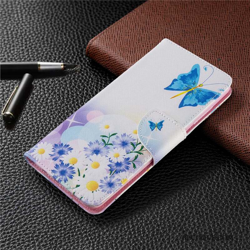 Redmi Note 9 Pro Coque Étui Rouge Blanc Protection Housse Peinture