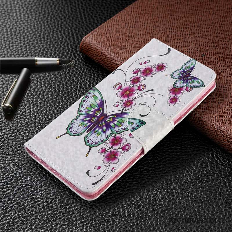 Redmi Note 9 Pro Coque Étui Rouge Blanc Protection Housse Peinture