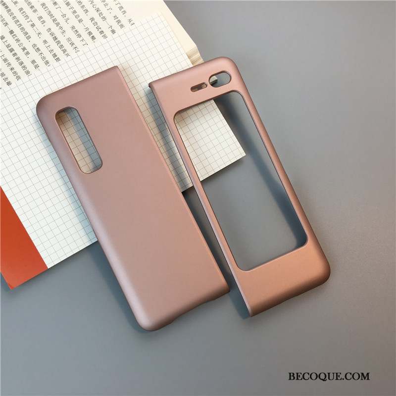 Samsung Fold Dessin Animé Plier Délavé En Daim Protection Coque De Téléphone