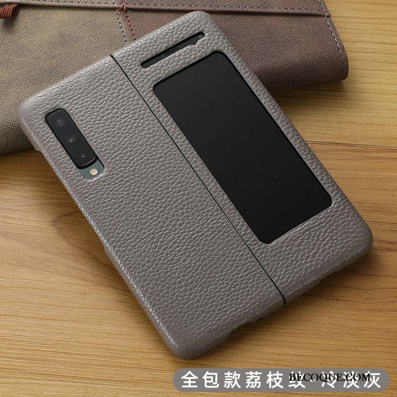 Samsung Fold Très Mince Incassable Coque De Téléphone Protection Tout Compris Étui En Cuir