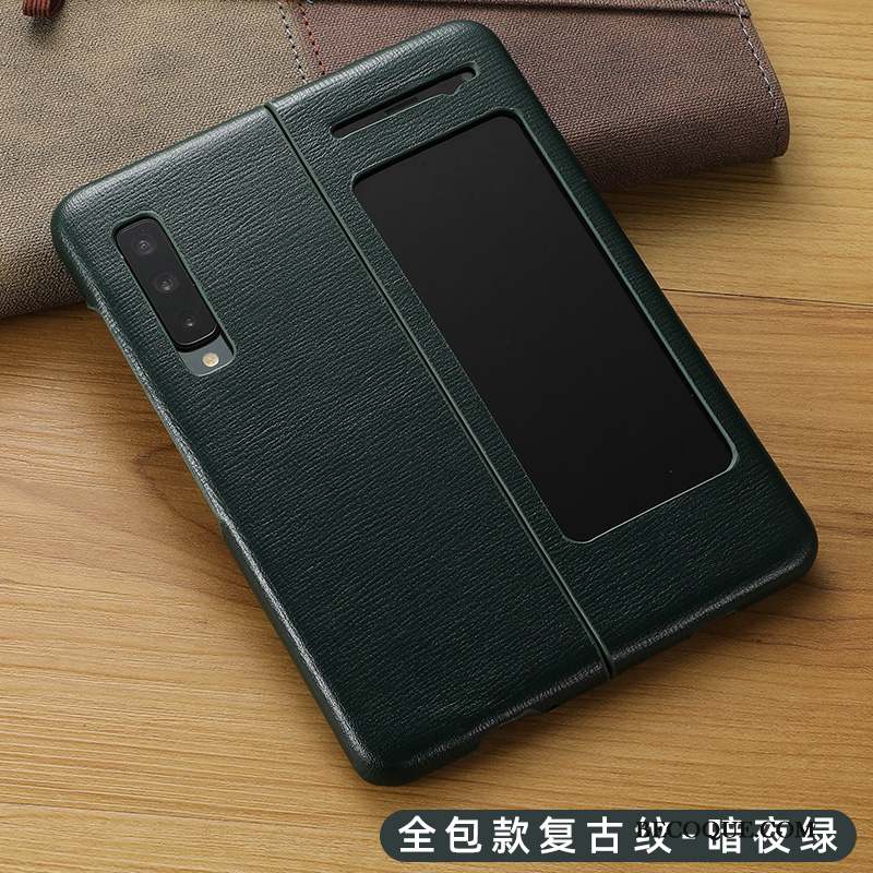 Samsung Fold Très Mince Incassable Coque De Téléphone Protection Tout Compris Étui En Cuir