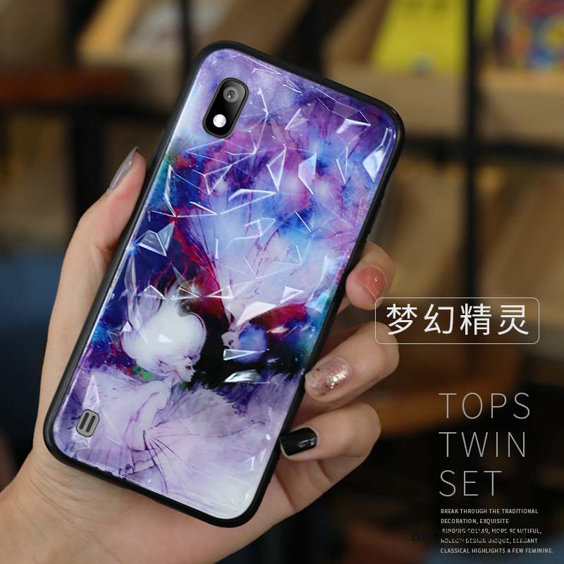 Samsung Galaxy A10 Coque De Téléphone Amoureux Miroir Personnalité Tout Compris Silicone