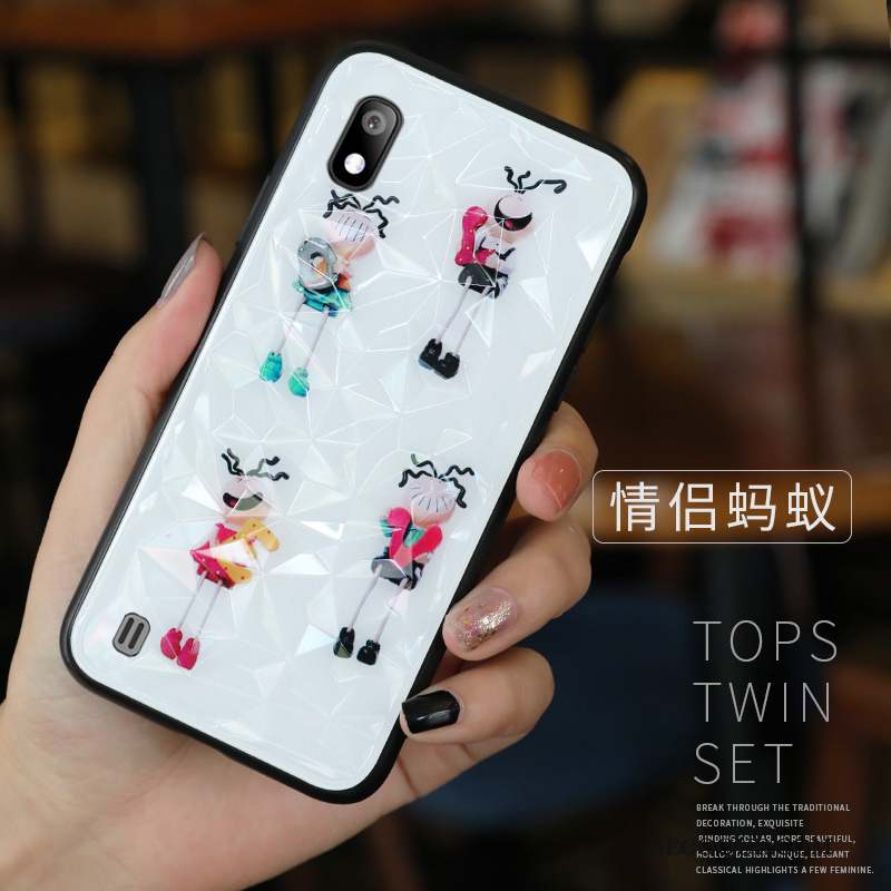 Samsung Galaxy A10 Coque De Téléphone Amoureux Miroir Personnalité Tout Compris Silicone