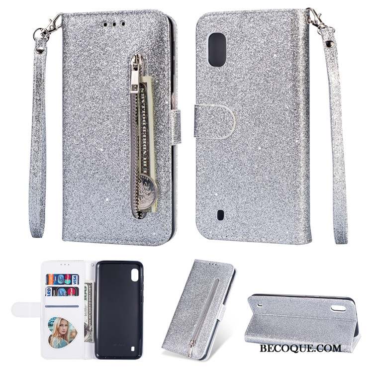 Samsung Galaxy A10 Étui En Cuir Personnalité Housse Coque De Téléphone Protection Téléphone Portable