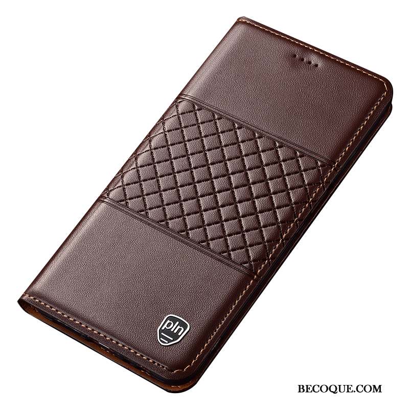 Samsung Galaxy A10 Étui En Cuir Protection Business Cuir Véritable Coque De Téléphone Luxe