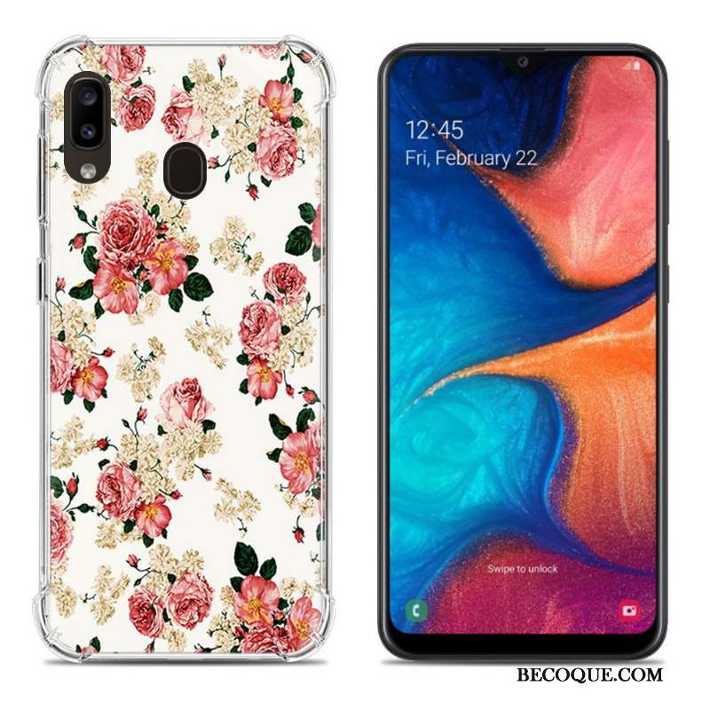 Samsung Galaxy A20e Créatif Peinture Multicolore Fluide Doux Coque De Téléphone Incassable