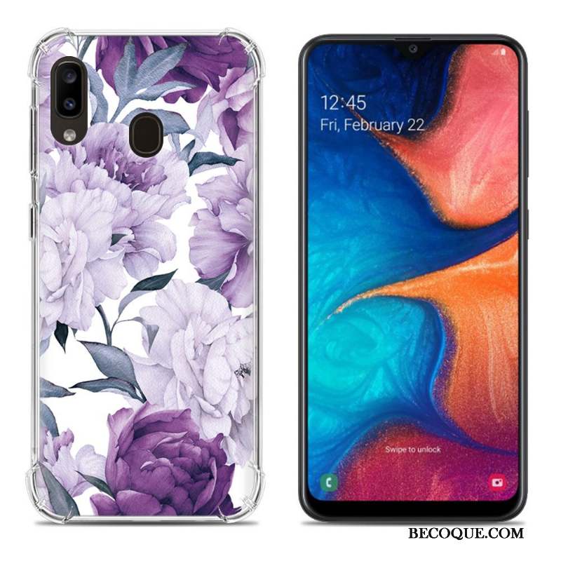 Samsung Galaxy A20e Créatif Peinture Multicolore Fluide Doux Coque De Téléphone Incassable