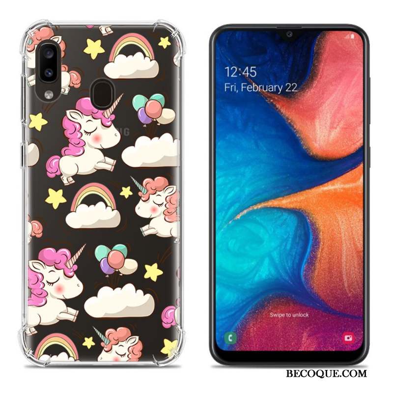 Samsung Galaxy A20e Créatif Peinture Multicolore Fluide Doux Coque De Téléphone Incassable