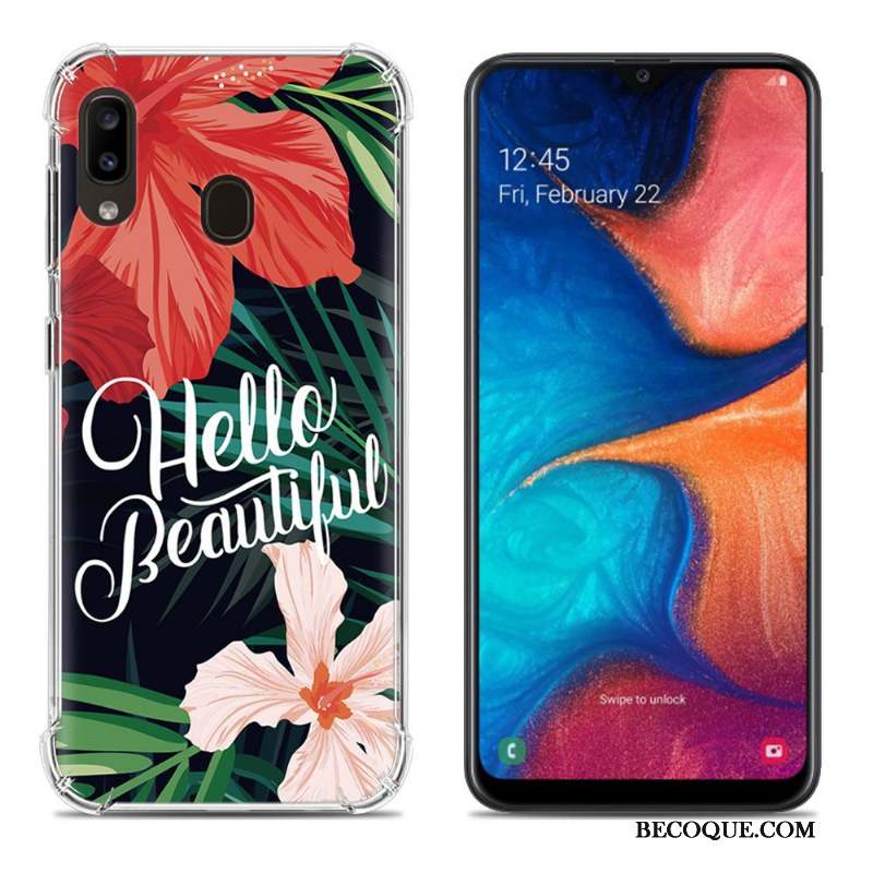 Samsung Galaxy A20e Créatif Peinture Multicolore Fluide Doux Coque De Téléphone Incassable