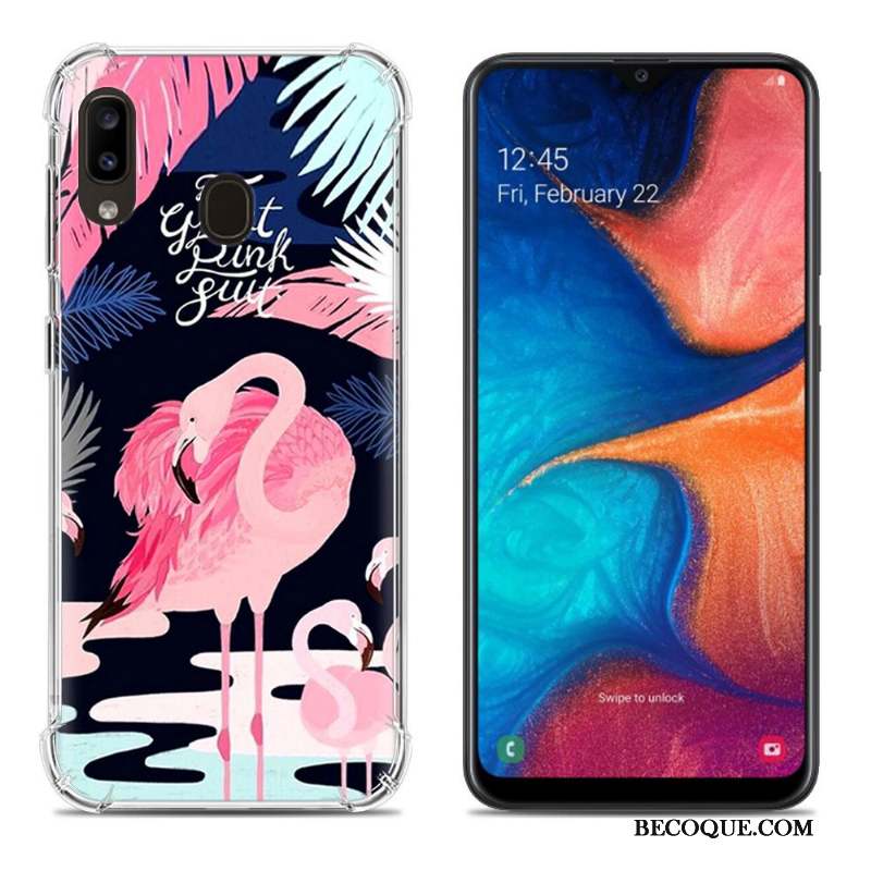 Samsung Galaxy A20e Créatif Peinture Multicolore Fluide Doux Coque De Téléphone Incassable