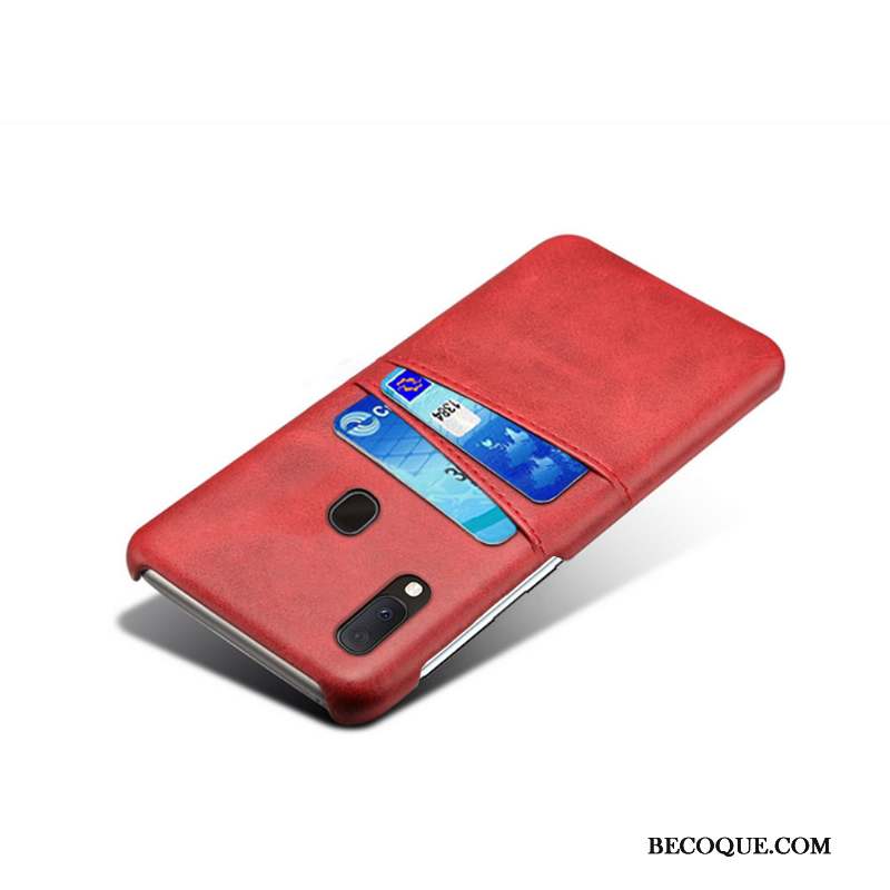 Samsung Galaxy A20e Cuir Carte Personnalité Téléphone Portable Étui Coque De Téléphone