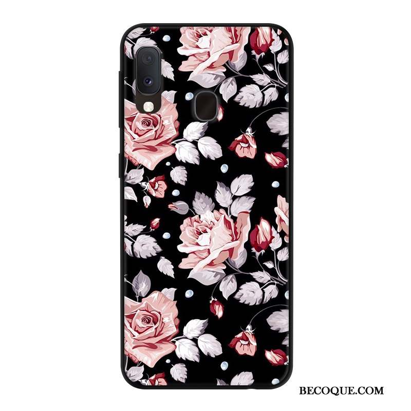 Samsung Galaxy A20e Protection Incassable Étui Rouge Dessin Animé Coque De Téléphone