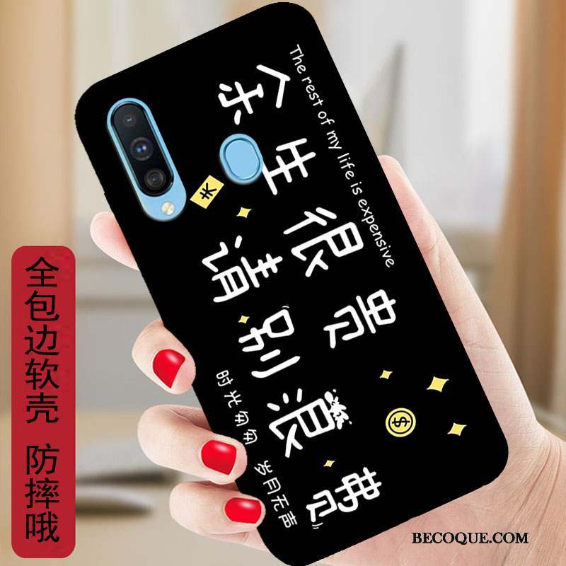Samsung Galaxy A20s Coque De Téléphone Protection Rose Délavé En Daim Étui Silicone