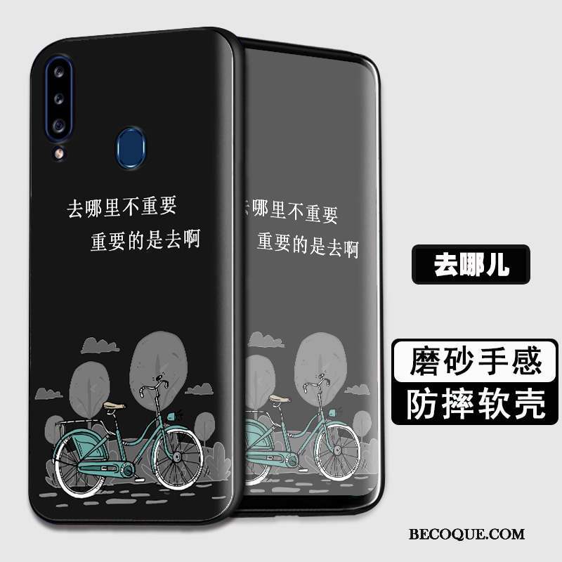 Samsung Galaxy A20s Coque De Téléphone Tendance Incassable Fluide Doux Difficile Personnalité