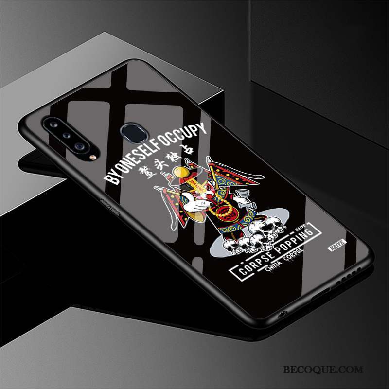 Samsung Galaxy A20s Coque De Téléphone Tout Compris Créatif Délavé En Daim Personnalité Étui