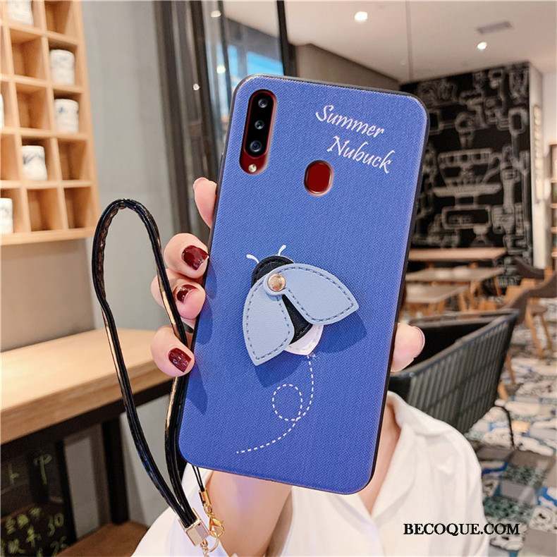 Samsung Galaxy A20s Incassable Coque Tendance Fluide Doux Petit Étui