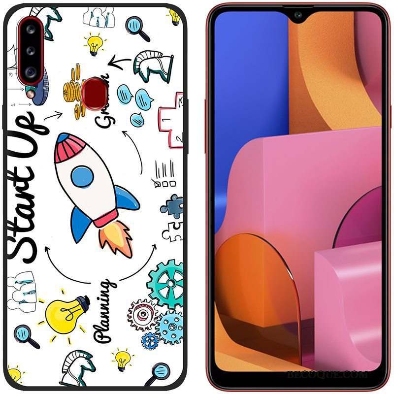 Samsung Galaxy A20s Protection Tissu Coque De Téléphone Étui Peinture