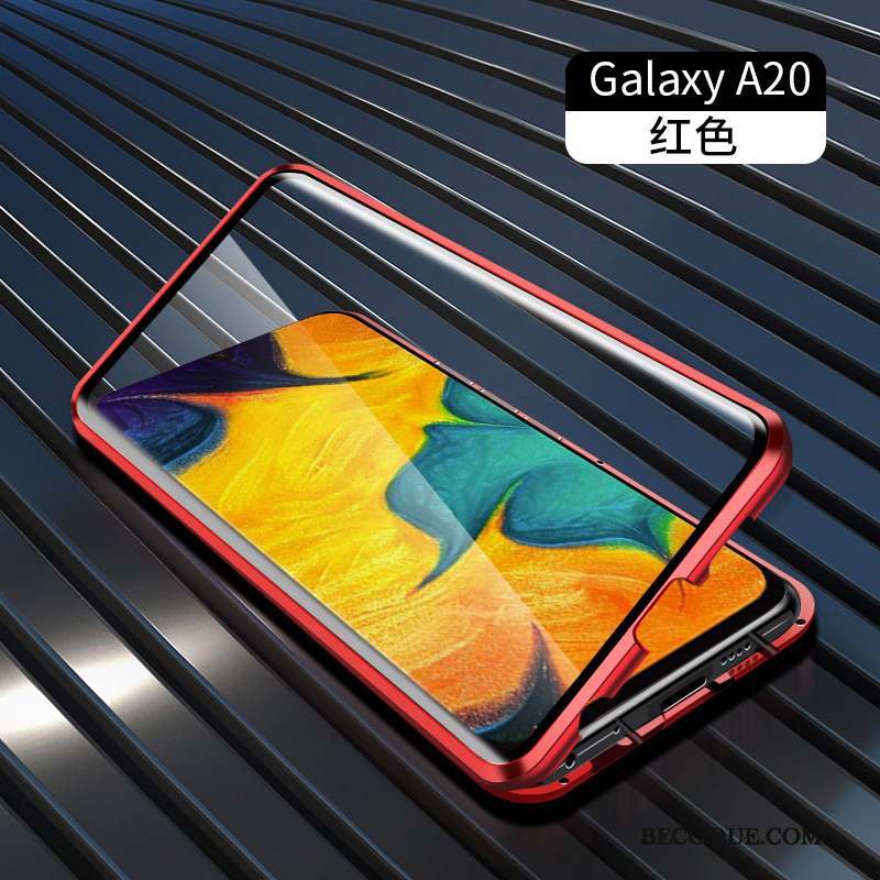 Samsung Galaxy A20s Vert Verre Coque De Téléphone Reversible