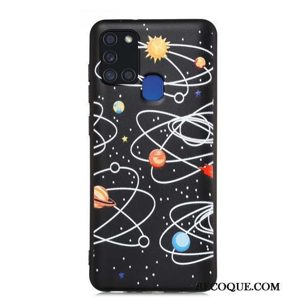 Samsung Galaxy A21s Dessin Animé Téléphone Portable Coque De Téléphone Incassable Étui Tout Compris