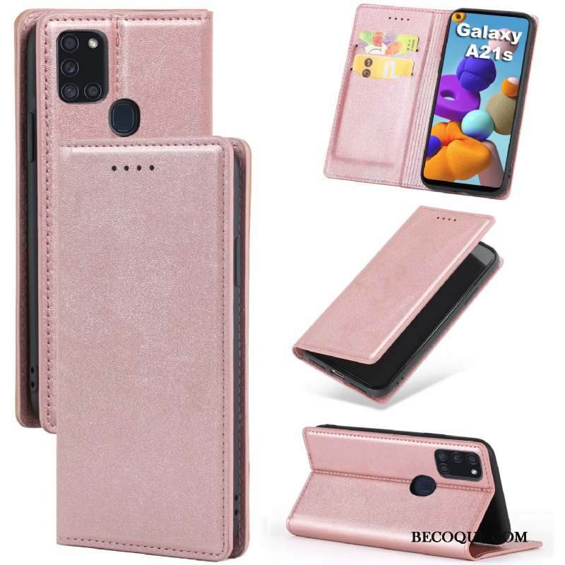 Samsung Galaxy A21s Incassable Étui En Cuir Coque De Téléphone Tout Compris Modèle Fleurie Une Agrafe