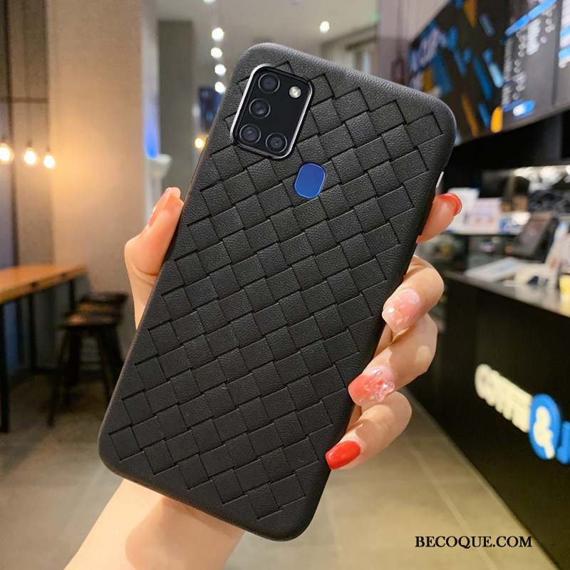 Samsung Galaxy A21s Refroidissement Coque De Téléphone Tempérer Membrane Noir Tout Compris