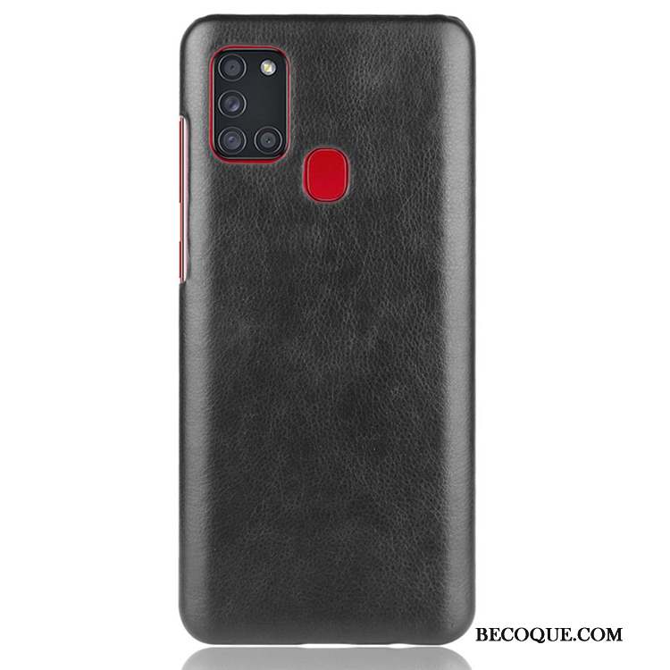 Samsung Galaxy A21s Étui En Cuir Incassable Sac Délavé En Daim Coque De Téléphone Personnalité