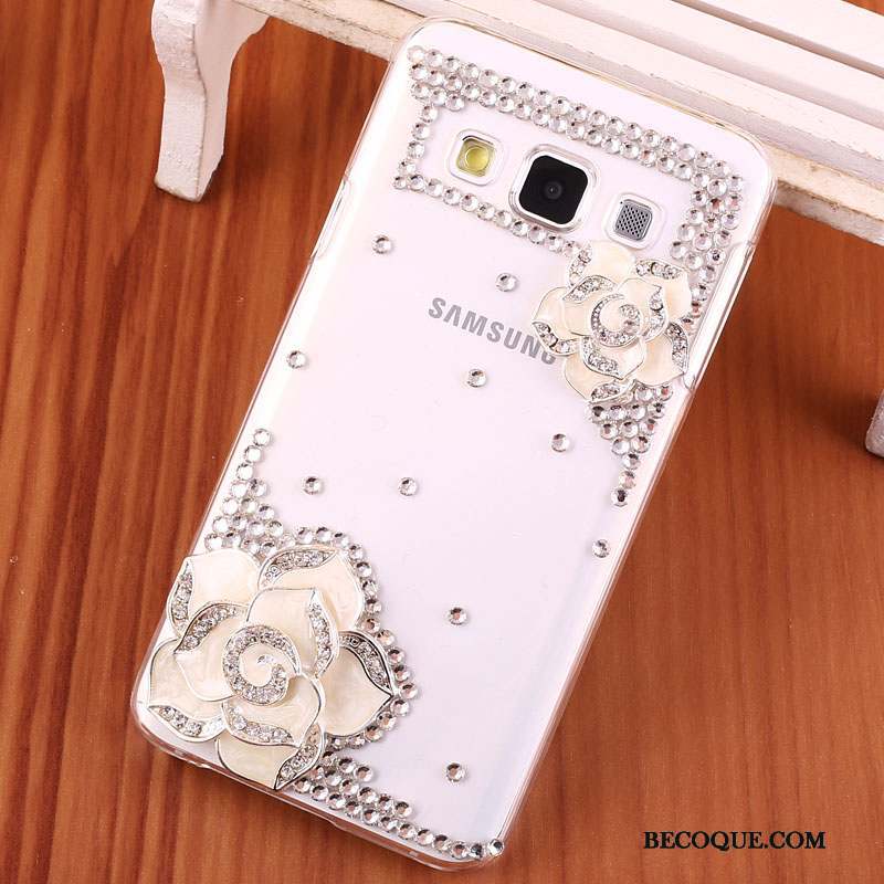 Samsung Galaxy A3 2015 Protection Rouge Coque De Téléphone Strass Incassable Difficile
