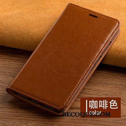 Samsung Galaxy A3 2015 Vintage Luxe Incassable Coque Étui Cuir Véritable