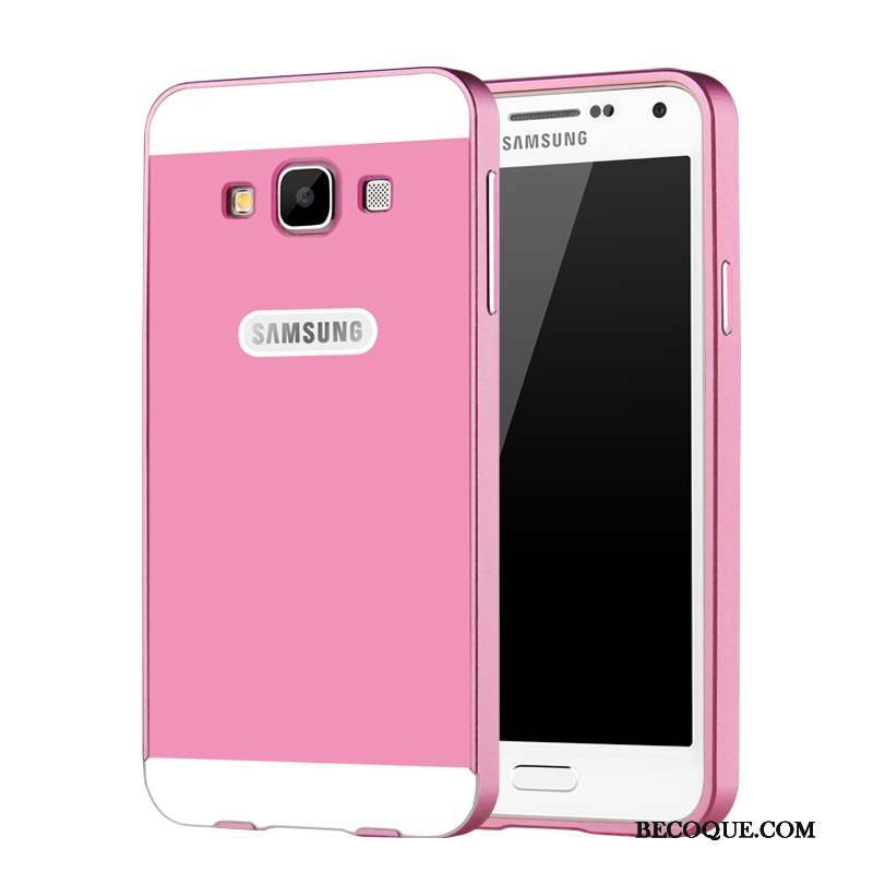 Samsung Galaxy A3 2015 Étui Téléphone Portable Bleu Coque De Téléphone Protection Métal