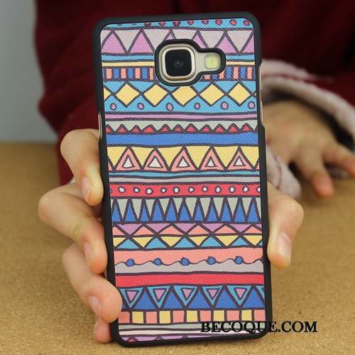 Samsung Galaxy A3 2016 Fleurs Fluide Doux Délavé En Daim Difficile Coque Téléphone Portable