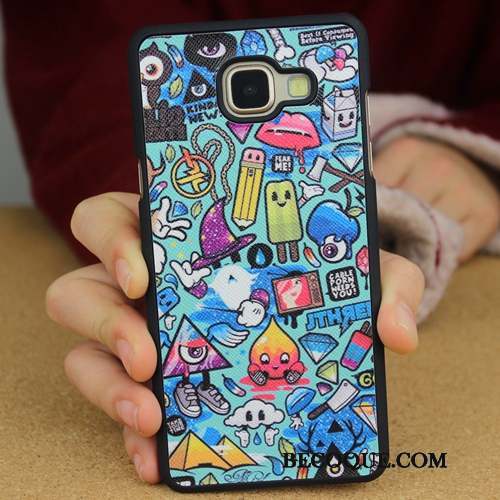 Samsung Galaxy A3 2016 Fleurs Fluide Doux Délavé En Daim Difficile Coque Téléphone Portable