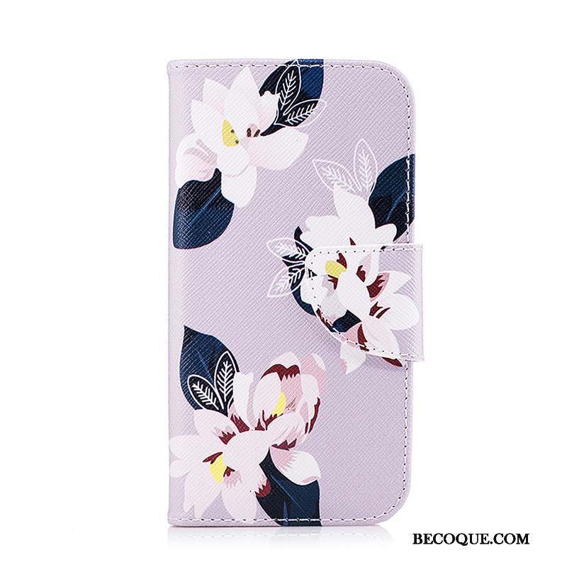 Samsung Galaxy A3 2016 Étui En Cuir Coque De Téléphone Housse Papillon Violet Peinture