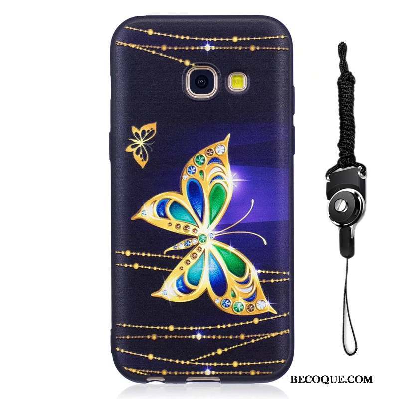 Samsung Galaxy A3 2017 Bleu Coque De Téléphone Étui Dessin Animé Fluide Doux