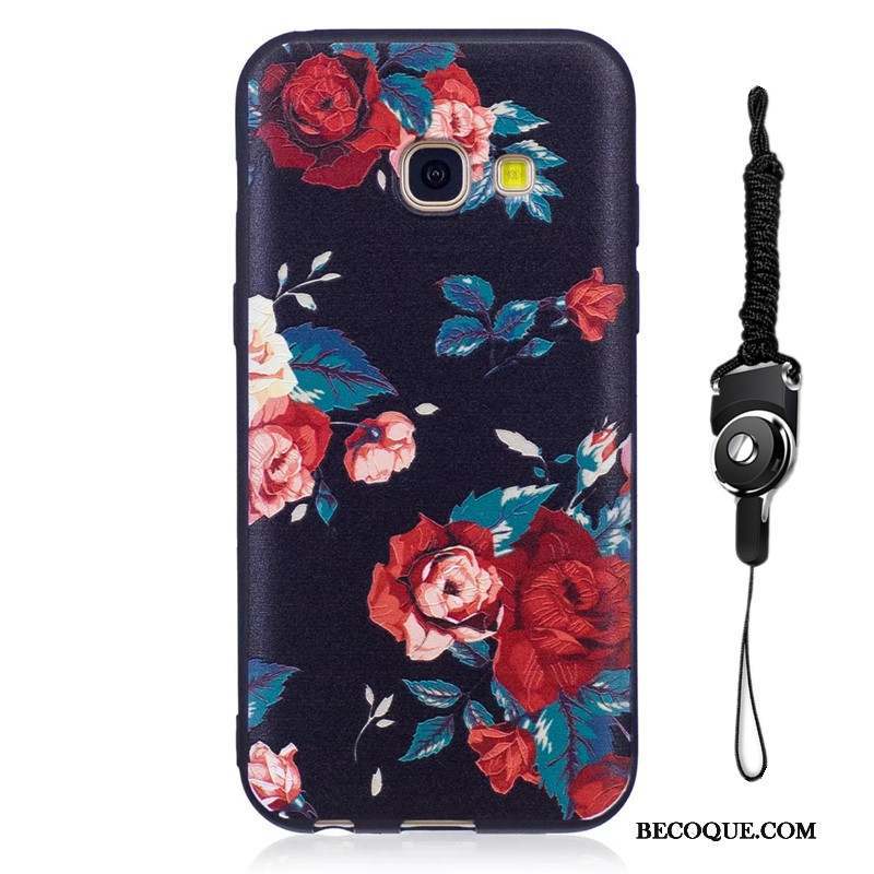 Samsung Galaxy A3 2017 Bleu Coque De Téléphone Étui Dessin Animé Fluide Doux