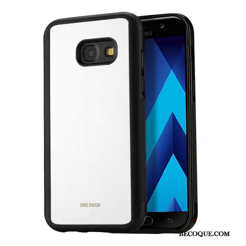 Samsung Galaxy A3 2017 Coque Carte Fluide Doux Noir Étui Cuir Incassable