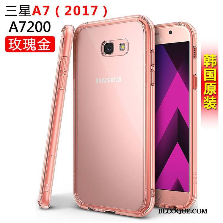 Samsung Galaxy A3 2017 Coque De Téléphone Étui Blanc Incassable Protection Silicone