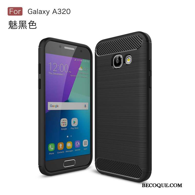 Samsung Galaxy A3 2017 Coque Fluide Doux Incassable Téléphone Portable Difficile Étui Protection