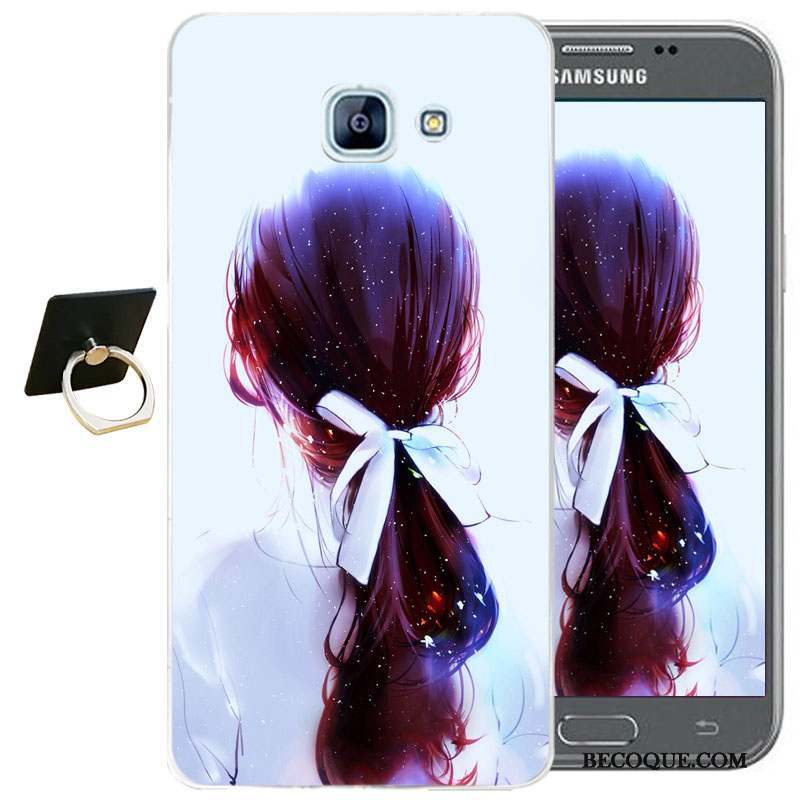 Samsung Galaxy A3 2017 Étui Protection Gaufrage Coque Silicone Dessin Animé