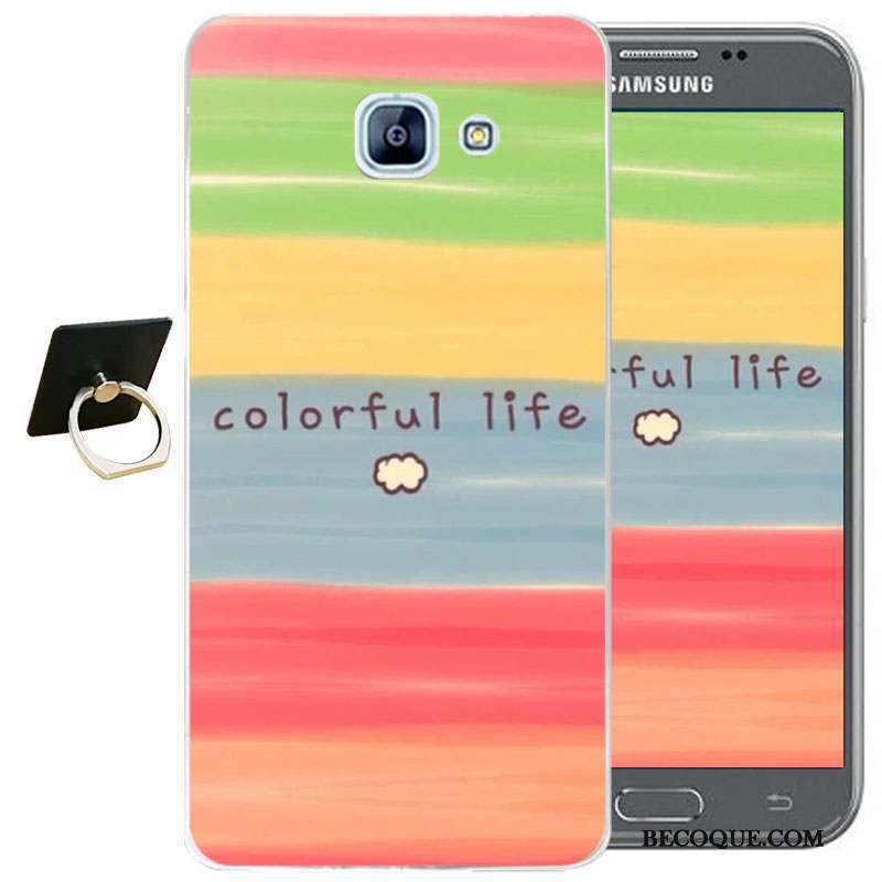 Samsung Galaxy A3 2017 Étui Protection Gaufrage Coque Silicone Dessin Animé